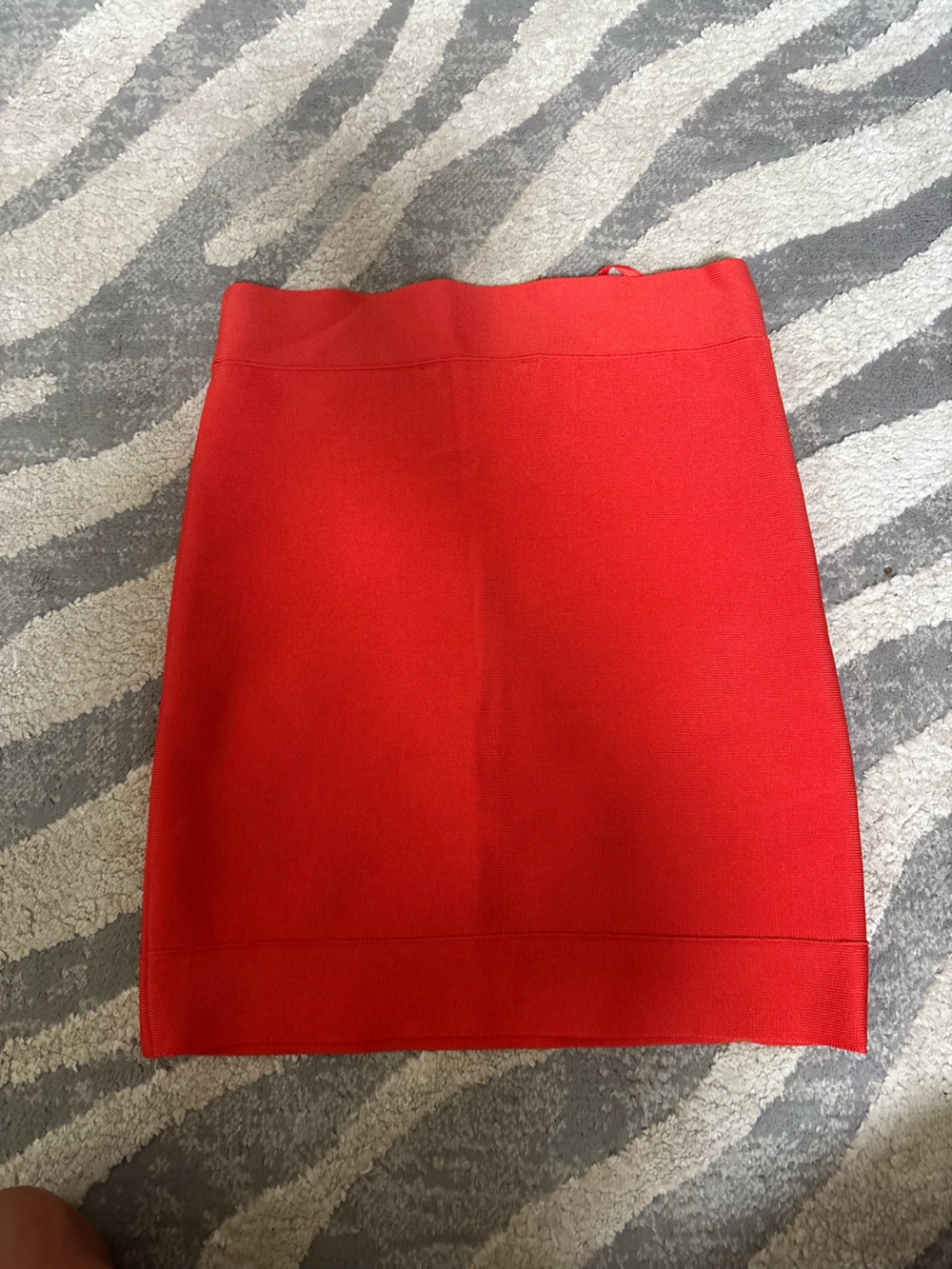 BCBGMaxAzria Orange Pencil stretchy skirt